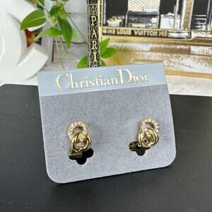 Christian Dior vintage clip-on earrings Brand New
